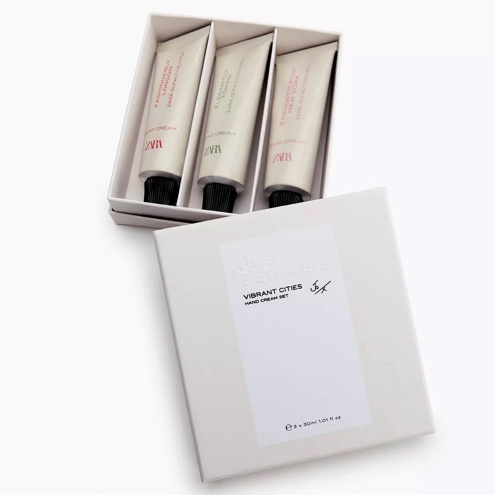 Zara Just Because vibrant cities Hand Cream Set